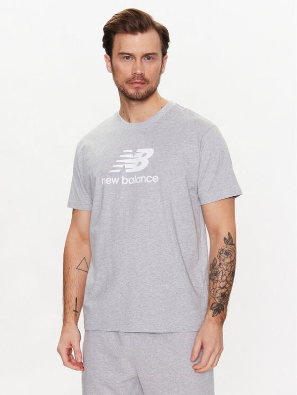 New Balance New Balance Тишърт MT31541 Сив Relaxed Fit