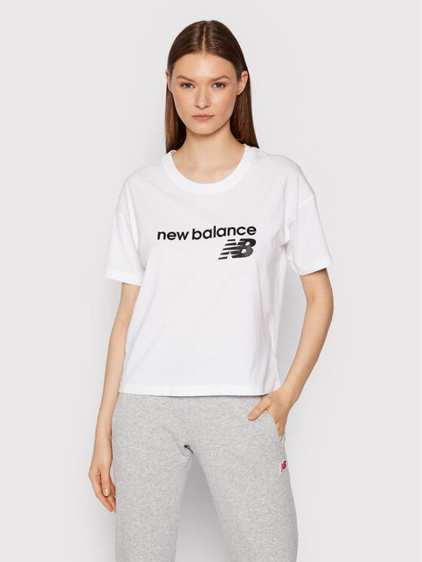 New Balance New Balance Тишърт WT03805 Бял Relaxed Fit