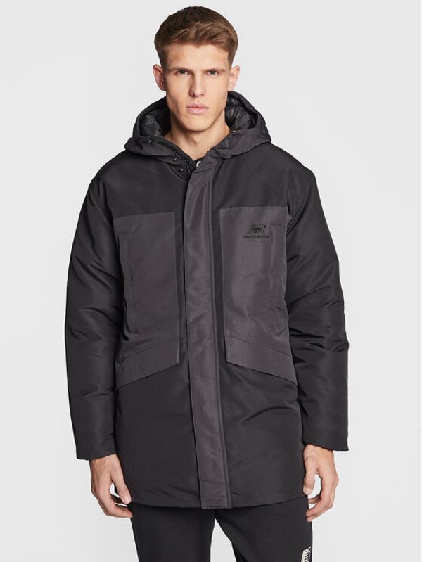 New Balance New Balance Зимно яке MJ23504 Черен Relaxed Fit