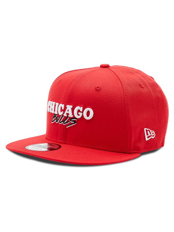 New Era New Era Шапка с козирка 9Fifty Chicago Bulls Script Team 60285205 Червен