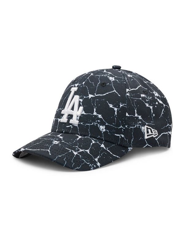 New Era New Era Шапка с козирка La Dodgers Marble 9Forty 60284849 Черен