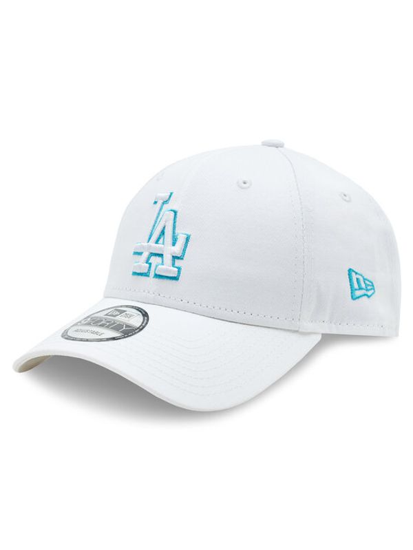 New Era New Era Шапка с козирка LA Dodgers Neon Outline 60358129 Бял