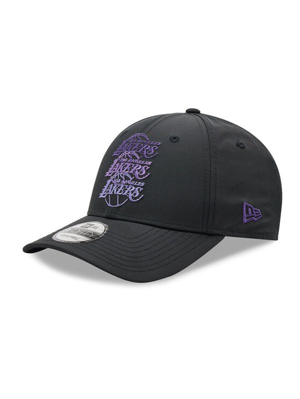 New Era New Era Шапка с козирка La Lakers Stacked Logo 9Forty 60284891 Черен