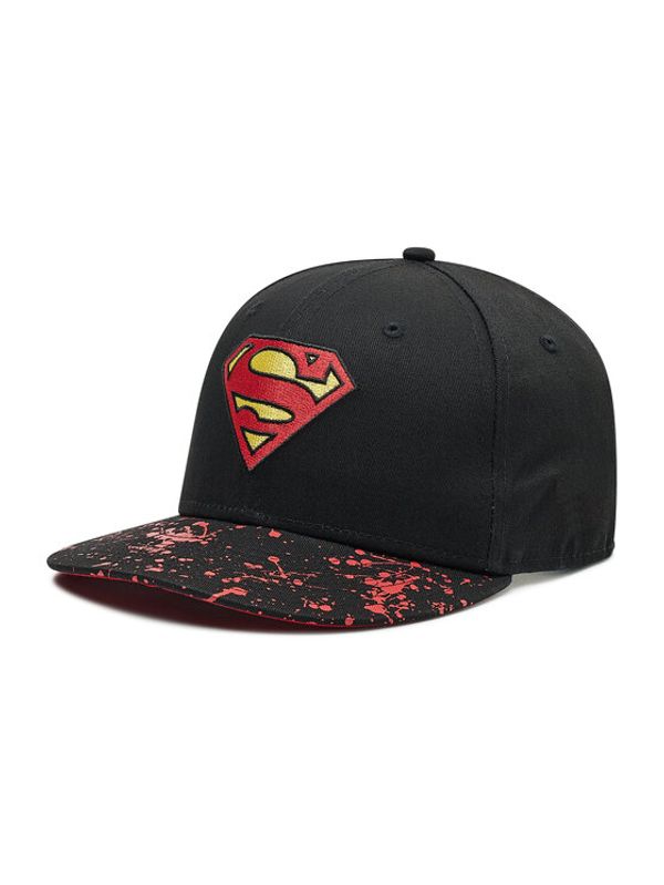 New Era New Era Шапка с козирка Superman Character Paint Splatter 9Fifty 60222222 M Черен