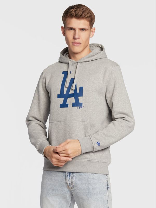 New Era New Era Суитшърт LA Dodgers MLB Team Logo 11204076 Сив Regular Fit