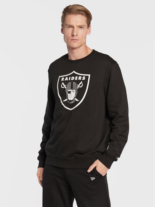 New Era New Era Суитшърт Las Vegas Raiders Team Logo 11073792 Черен Regular Fit
