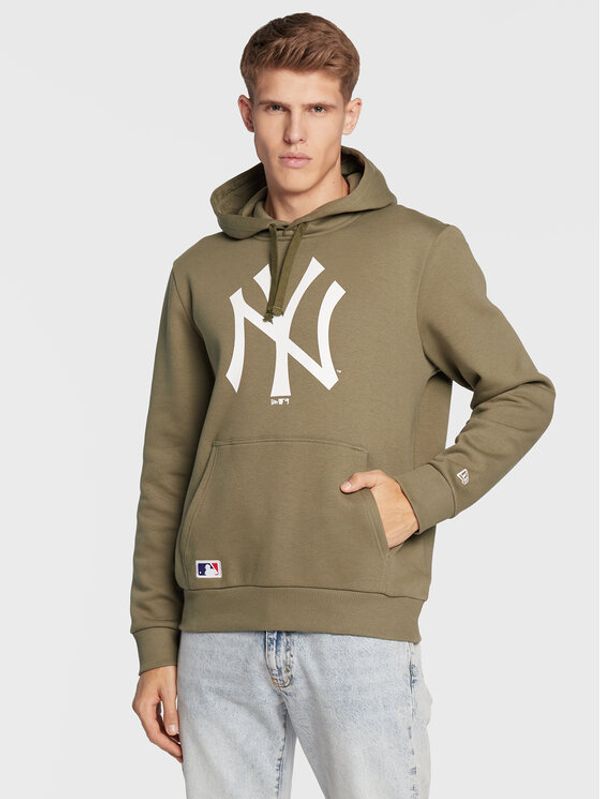 New Era New Era Суитшърт New York Yankees Team Logo 11863698 Зелен Regular Fit