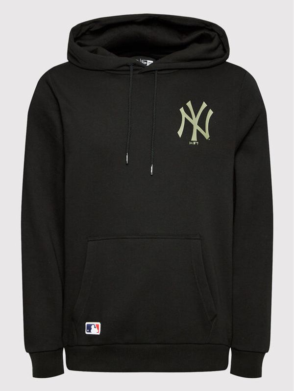 New Era New Era Суитшърт New York Yankees Team Logo 12893144 Черен Regular Fit