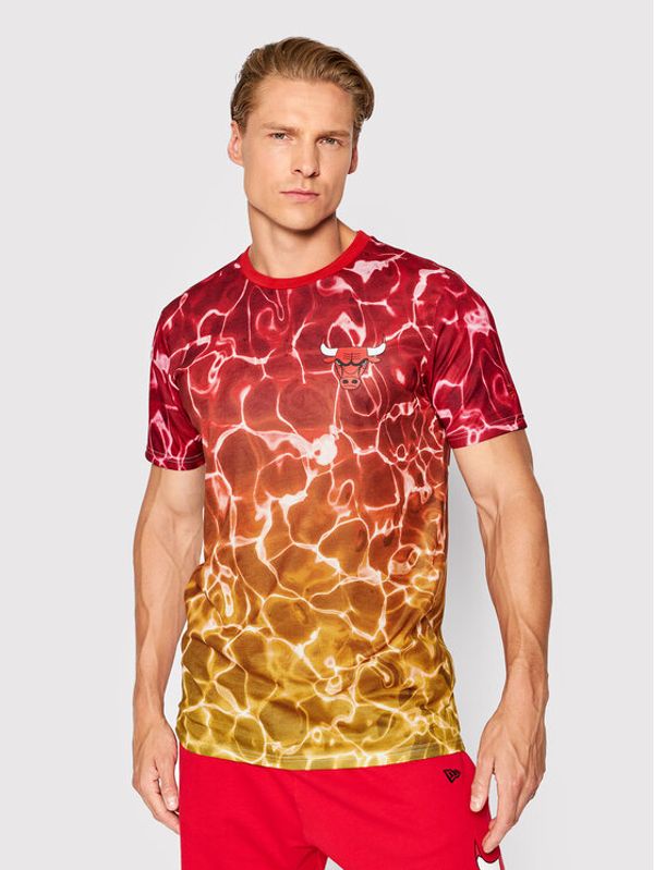 New Era New Era Тишърт Chicago Bulls NBA Team 13083897 Червен Regular Fit