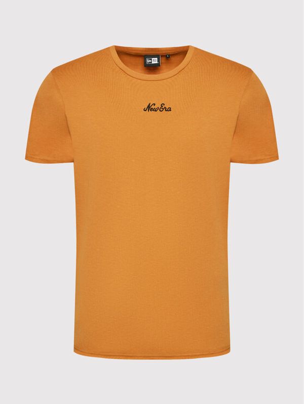 New Era New Era Тишърт Essential 12893073 Кафяв Regular Fit