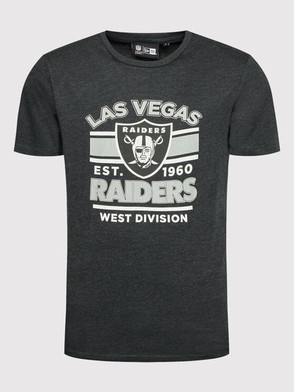 New Era New Era Тишърт Las Vegas Raiders Graphic 12893039 Сив Regular Fit