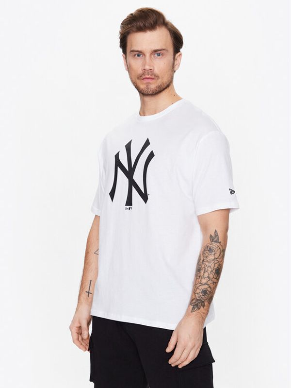 New Era New Era Тишърт Yankees Mlb League Essential 60332283 Бордо Oversize