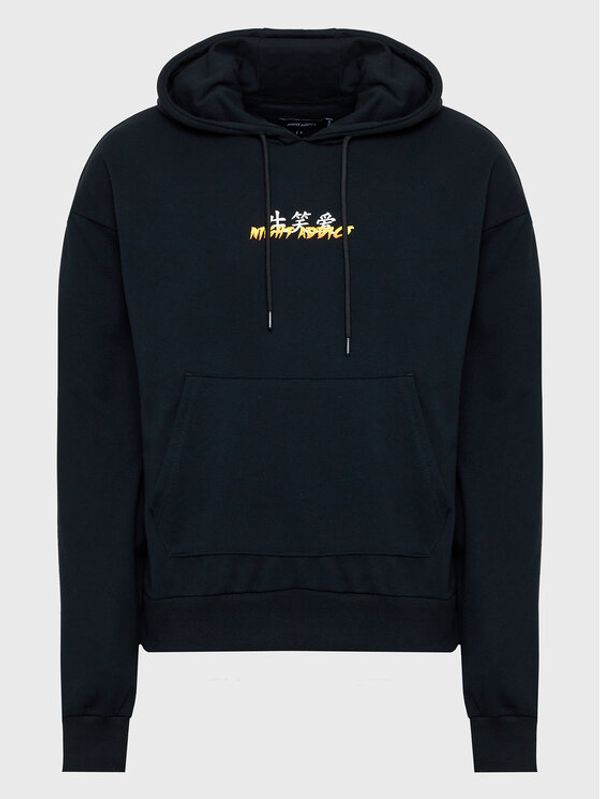Night Addict Night Addict Суитшърт MSS-NA516DHAL Черен Relaxed Fit