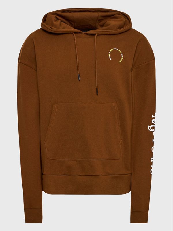 Night Addict Night Addict Суитшърт MSS-NA516LOVE Кафяв Relaxed Fit