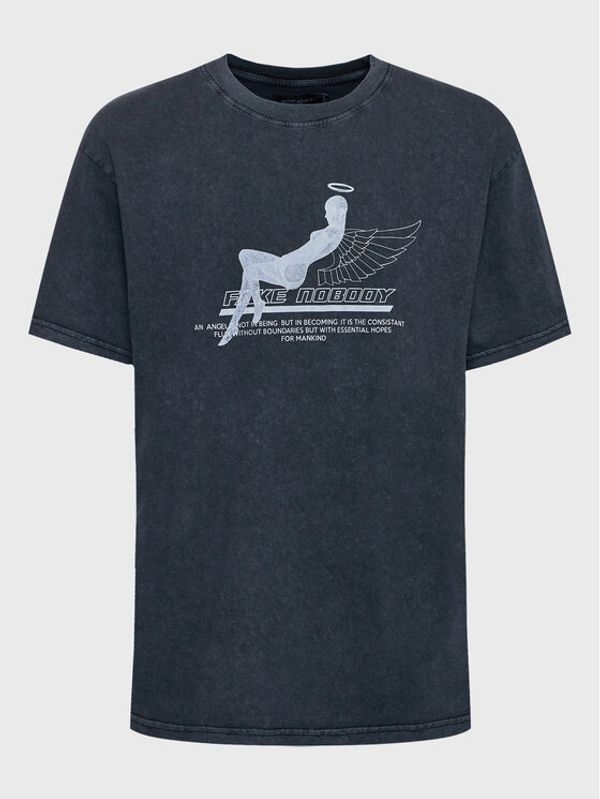 Night Addict Night Addict Тишърт MTS-NA149ANGELA Сив Relaxed Fit