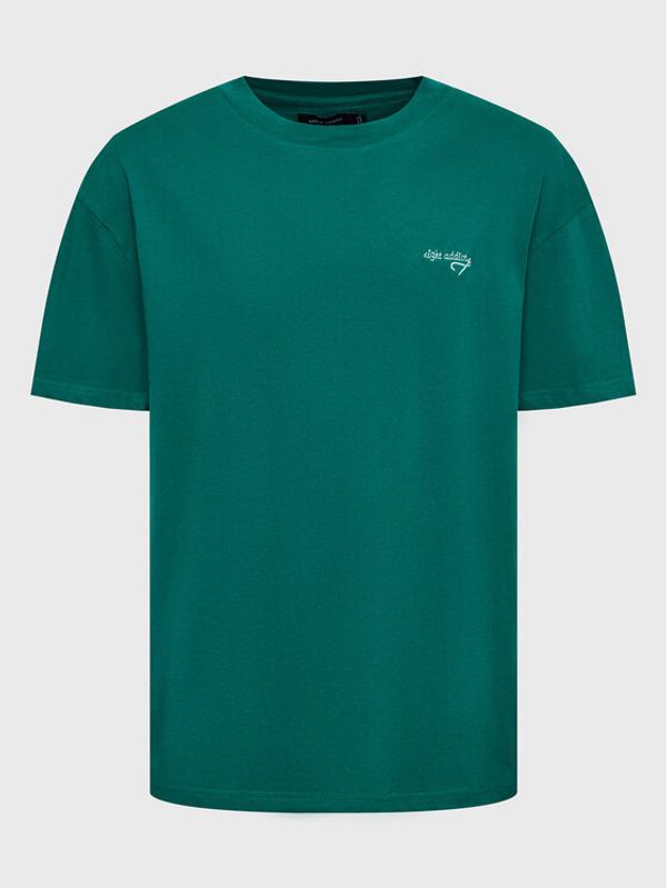 Night Addict Night Addict Тишърт MTS-NA149NEEDLE Зелен Relaxed Fit