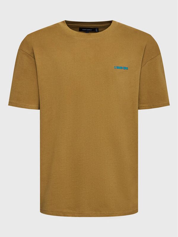 Night Addict Night Addict Тишърт MTS-NA149REG Кафяв Relaxed Fit