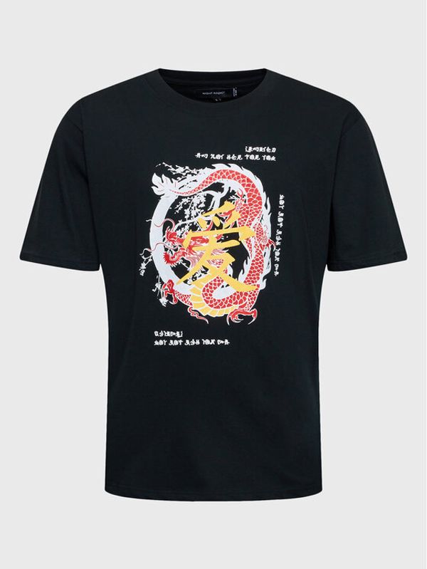 Night Addict Night Addict Тишърт MTS-NA149RIKUB Черен Relaxed Fit