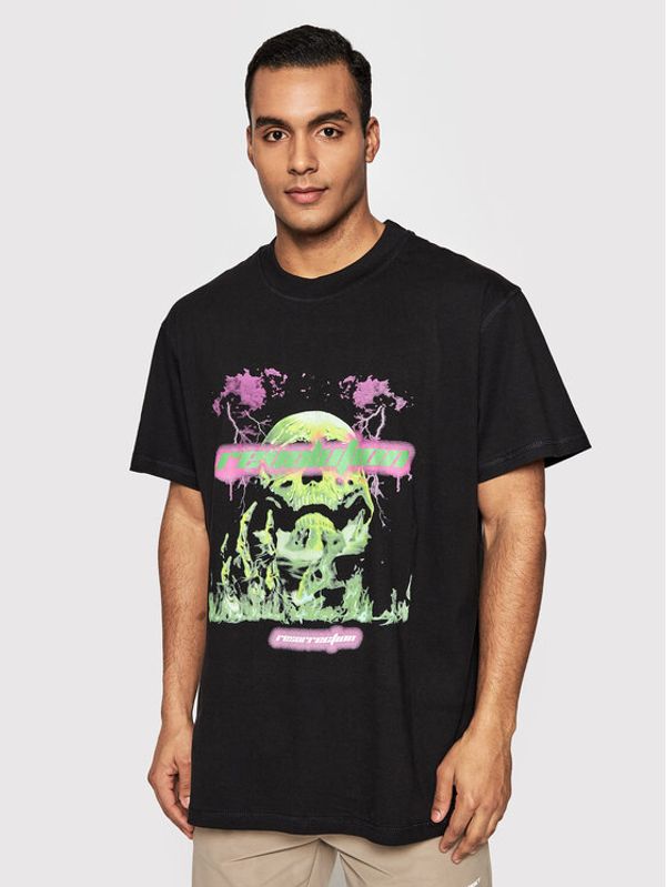 Night Addict Night Addict Тишърт MTS-NA412REVOLUT Черен Relaxed Fit