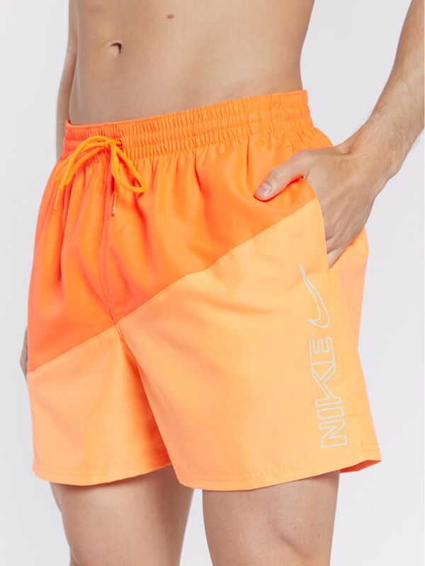 Nike Nike Плувни шорти NESSC492 Оранжев Regular Fit
