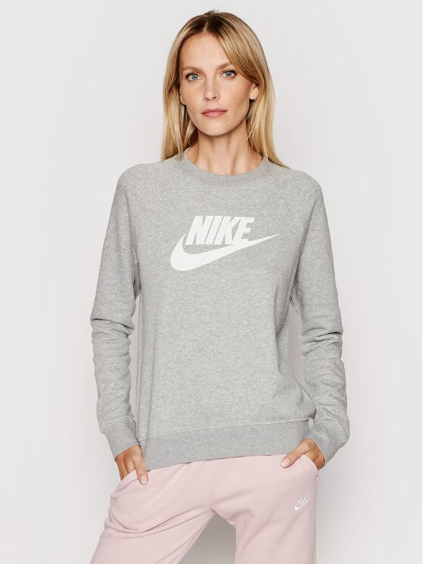 Nike Nike Суитшърт Essential Crew BV4112 Сив Standard Fit