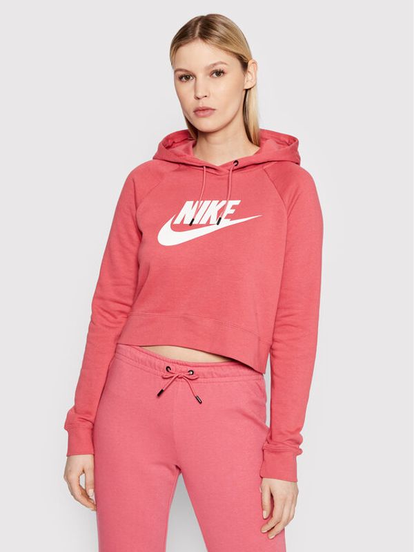 Nike Nike Суитшърт Sportswear Essential CJ6327 Розов Loose Fit