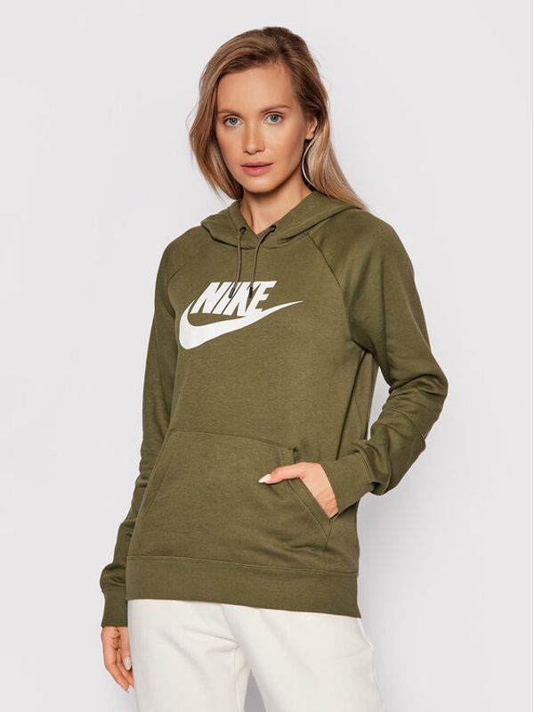 Nike Nike Суитшърт Sportswear Essential Зелен Regular Fit