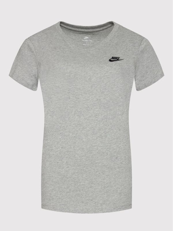 Nike Nike Тишърт Sportswear Club DN2393 Сив Relaxed Fit
