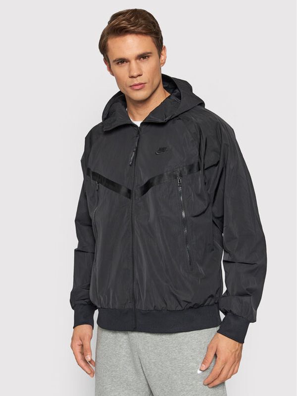 Nike Nike Ветровка DA7354 Sportswear Premium Essentials Черен Regular Fit