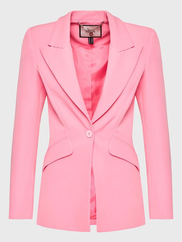 Nissa Nissa Блейзър S13931 Розов Regular Fit