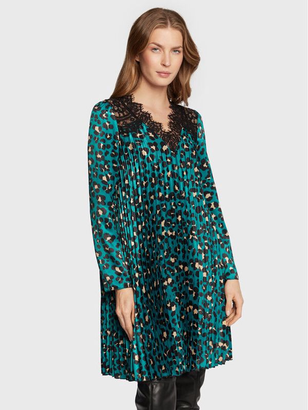 Nissa Nissa Ежедневна рокля RC13349 Зелен Regular Fit