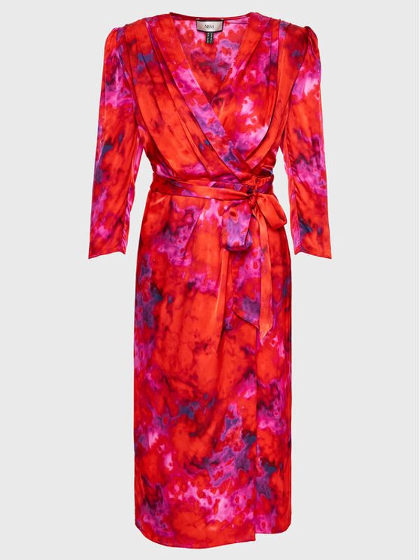 Nissa Nissa Ежедневна рокля RC14001 Цветен Regular Fit