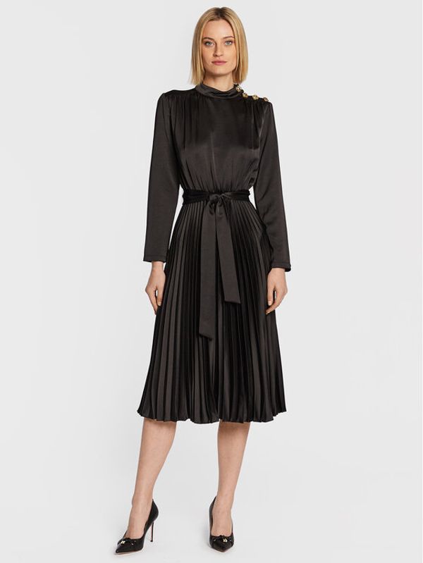 Nissa Nissa Коктейлна рокля RC13376 Черен Regular Fit