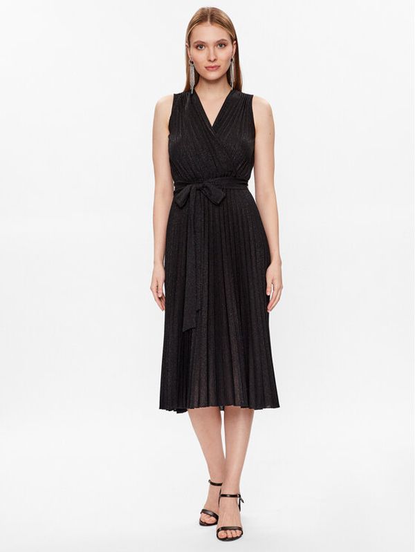 Nissa Nissa Коктейлна рокля RC14032 Черен Regular Fit