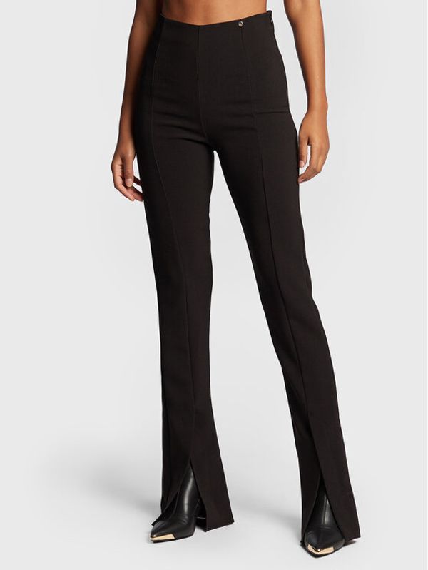 Nissa Nissa Текстилни панталони P13341 Черен Regular Fit