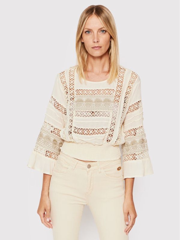 NKN Nekane NKN Nekane Блуза AU.MARTINA Бежов Relaxed Fit