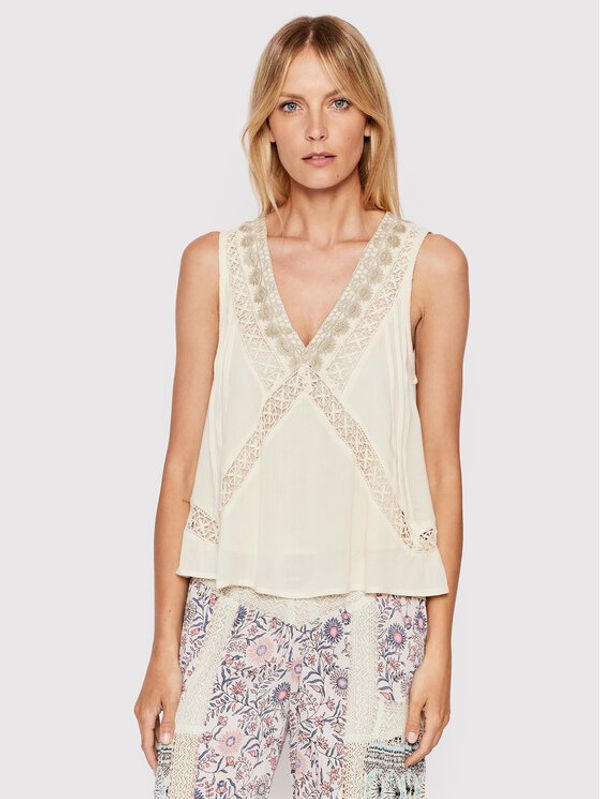 NKN Nekane NKN Nekane Блуза AU.MARZIA Бежов Relaxed Fit