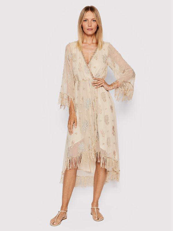 NKN Nekane NKN Nekane Ежедневна рокля SH.REALA Бежов Relaxed Fit