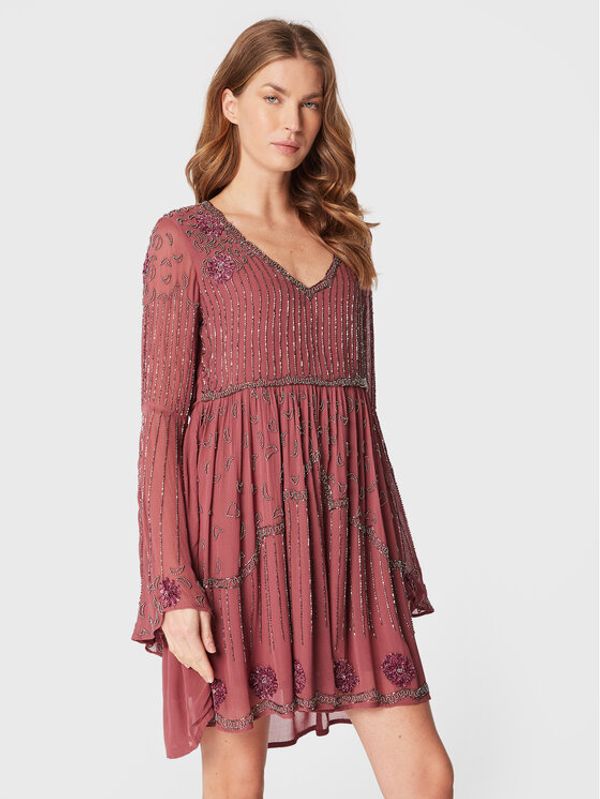 NKN Nekane NKN Nekane Ежедневна рокля SH.SIRA Бордо Regular Fit