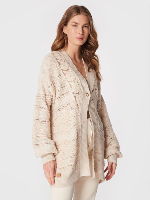 NKN Nekane NKN Nekane Кардиган TS.FRITILARIA Бежов Regular Fit