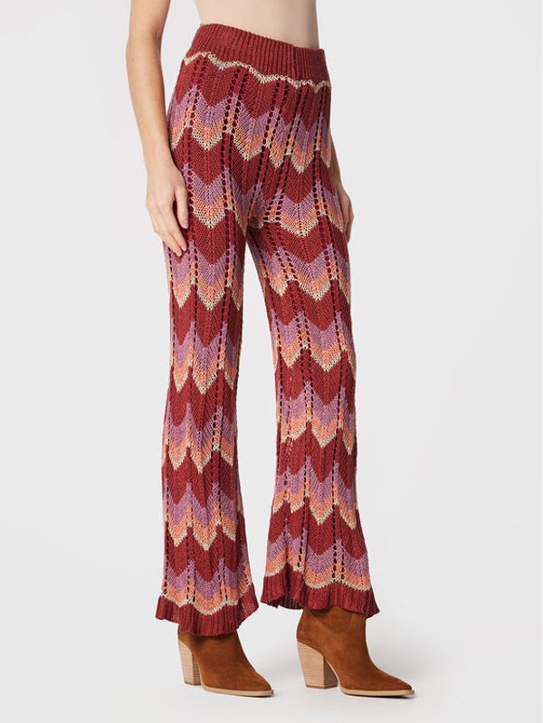 NKN Nekane NKN Nekane Плетени панталони TS.WINA Бордо Regular Fit