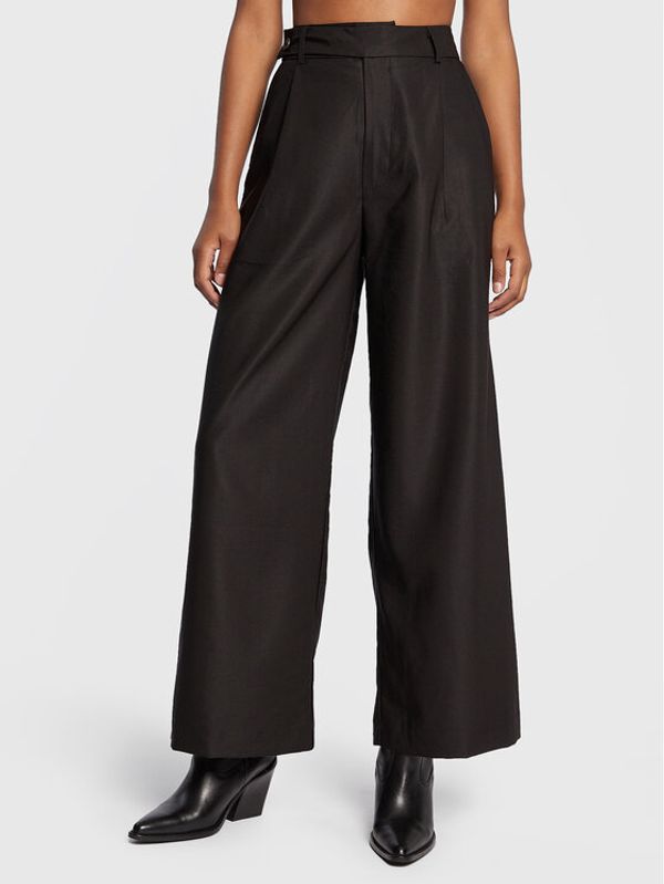 NKN Nekane NKN Nekane Текстилни панталони NI.SONSOLA Черен Relaxed Fit