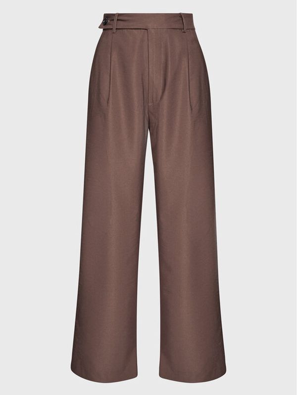 NKN Nekane NKN Nekane Текстилни панталони NI.SONSOLA Кафяв Relaxed Fit