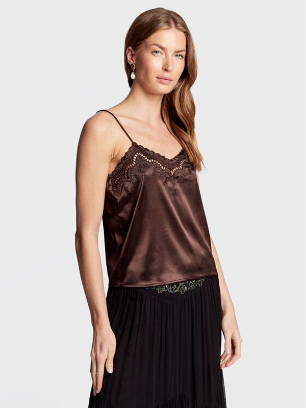 NKN Nekane NKN Nekane топ NI.KYLIE Кафяв Regular Fit