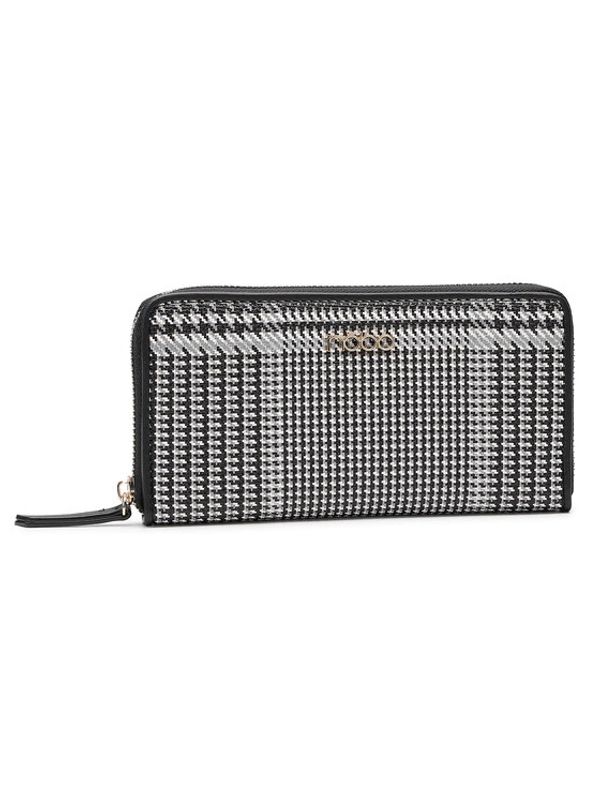 Nobo Nobo Голям дамски портфейл NPUR-H0061-CM20 Черен