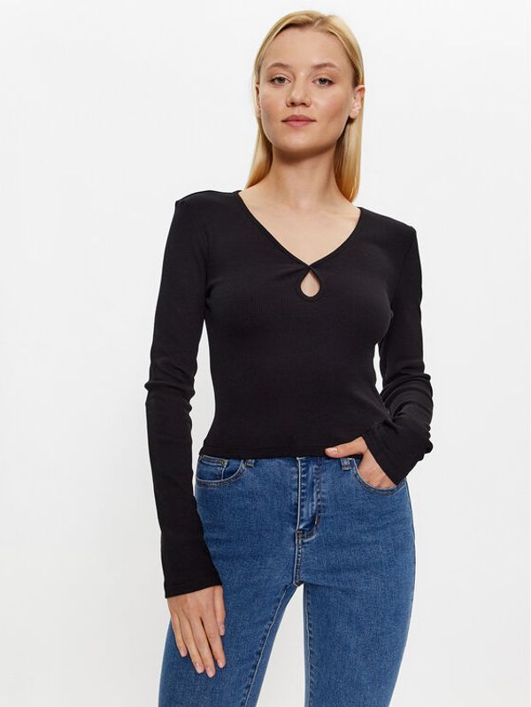 Noisy May Noisy May Блуза 27026248 Черен Slim Fit