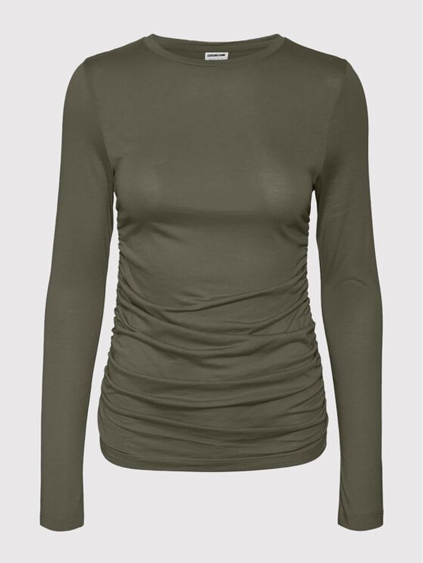 Noisy May Noisy May Блуза April 27021286 Зелен Slim Fit