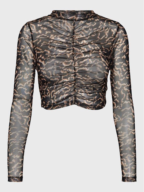 Noisy May Noisy May Блуза Zammie 27021897 Сив Slim Fit