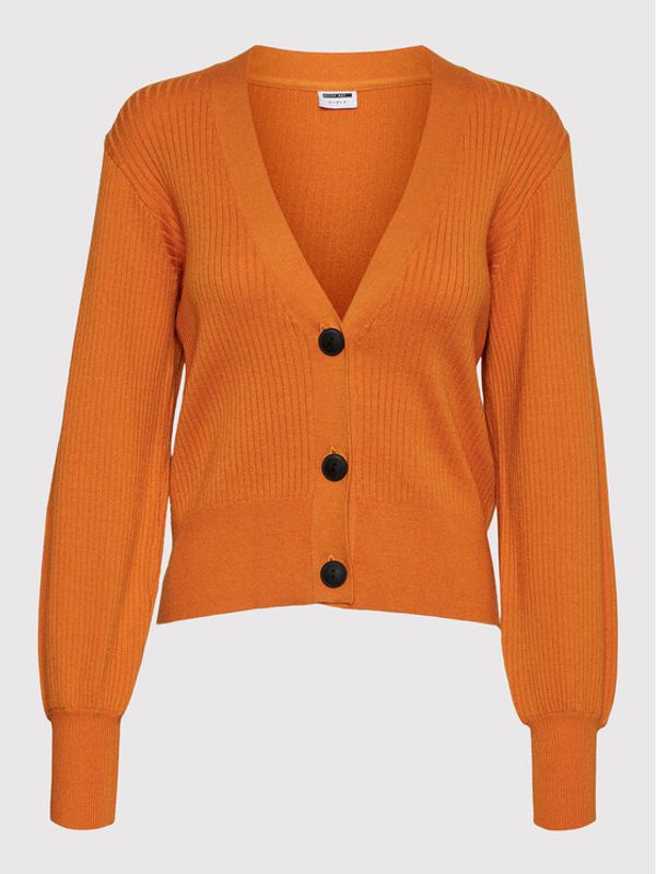 Noisy May Noisy May Кардиган Ship 27020929 Оранжев Regular Fit