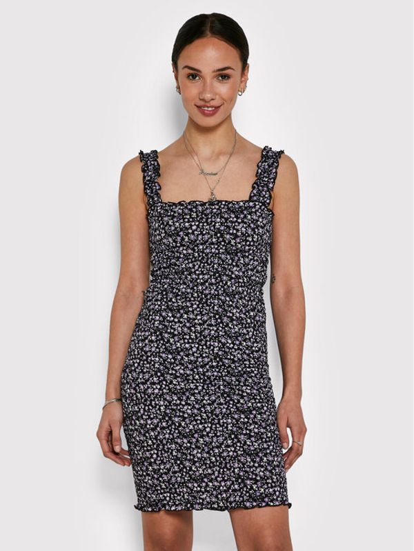 Noisy May Noisy May Лятна рокля Lea 27020598 Черен Slim Fit